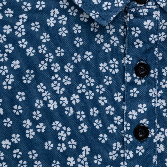 Blue Flower Sleeveless for Women