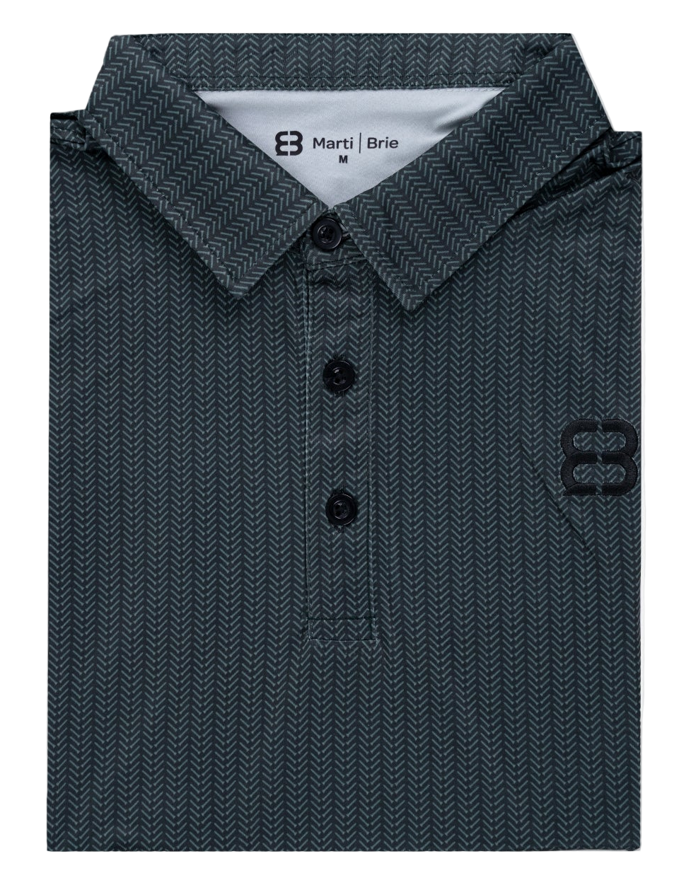 Midnight Black Polo for Men
