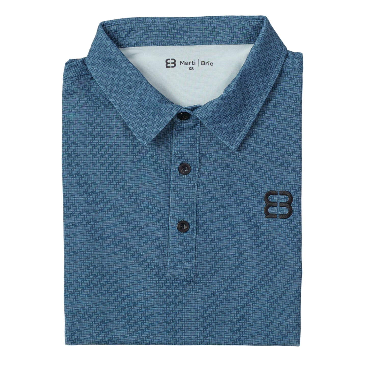 Aqua Pattern for Men folded in a white background