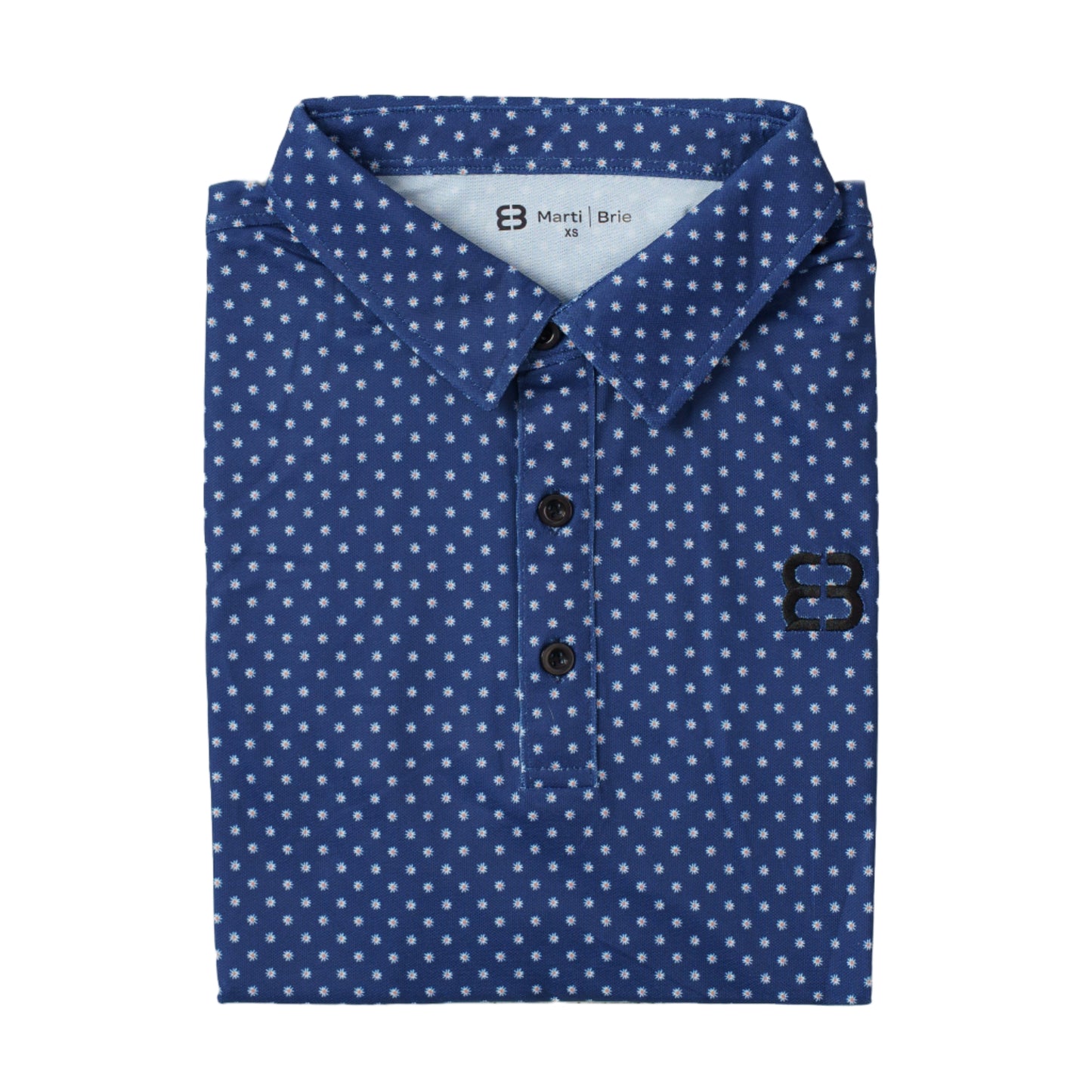 Blue Navy Blue Shirt on a white background