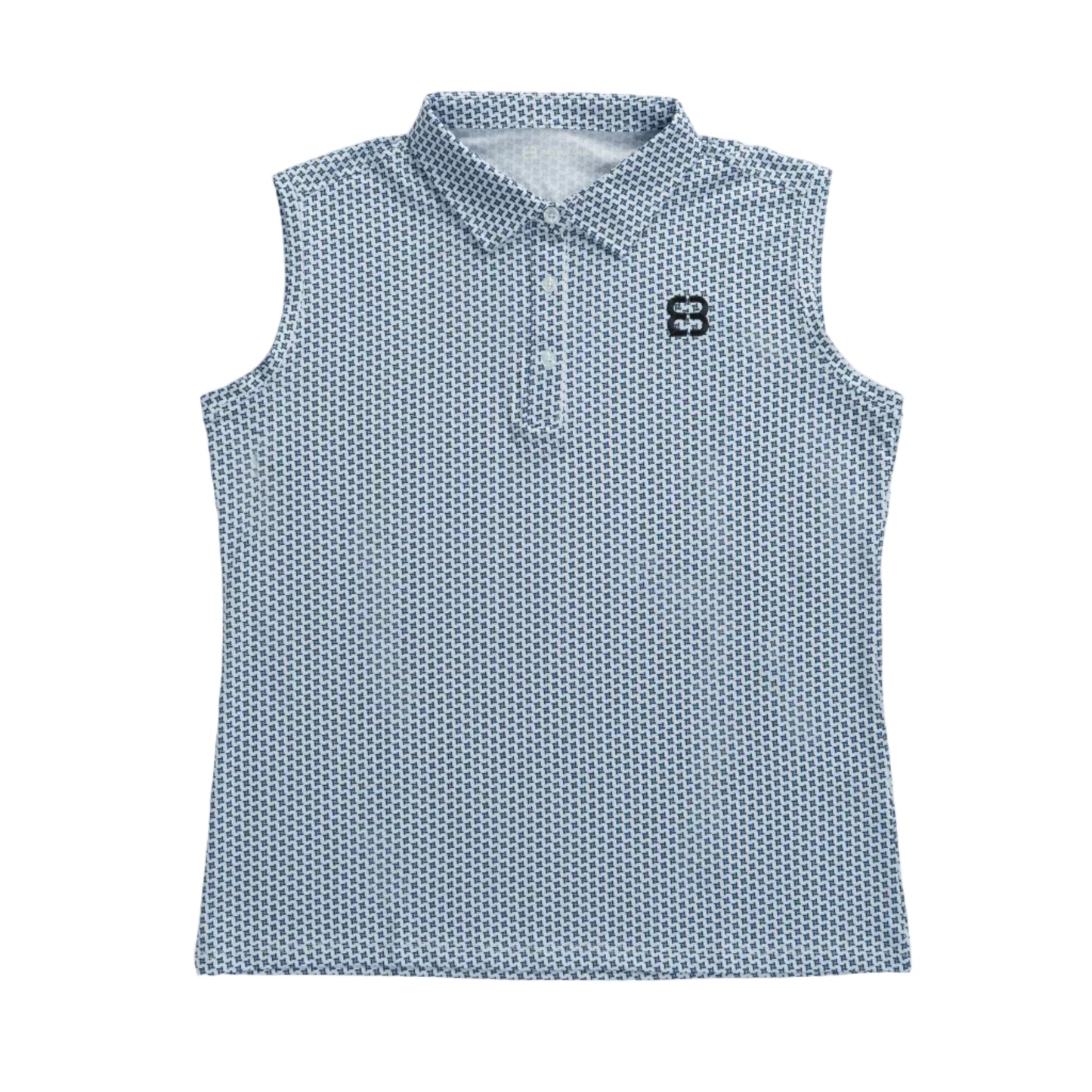 White Blocks Sleeveless for Women