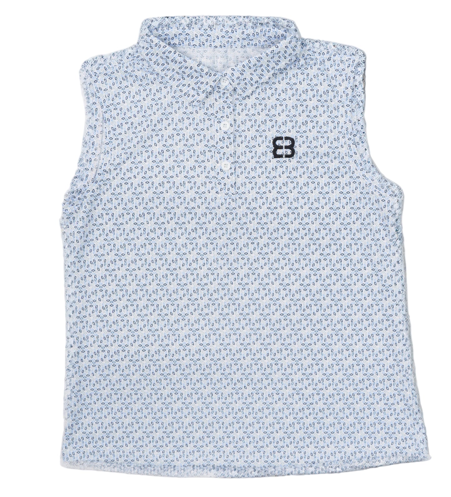 Pattern White Sleeveless for Women